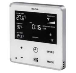 Устройство управления фанкойлом Heltun (белая панель, белая рамка) (HE-FT01-MWW)